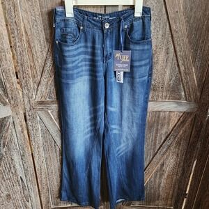 Cowgirl Tuff Just Tuff Jeans Women's 29x33 Regular Unwind Wide Trouser Tuff Flex